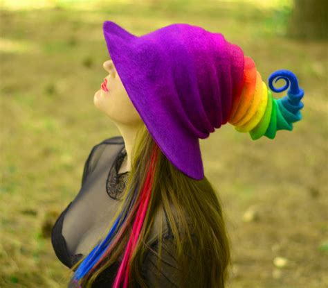 Rainbow awitch hat